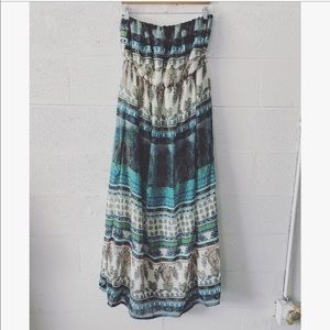 Bella Moda strapless maxi dress sz: 1X NWT